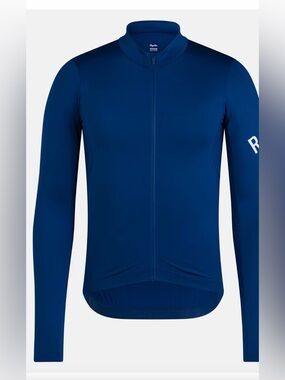 Rapha Pro Team Long Sleeve Midweight Jersey Men LARGE Navy